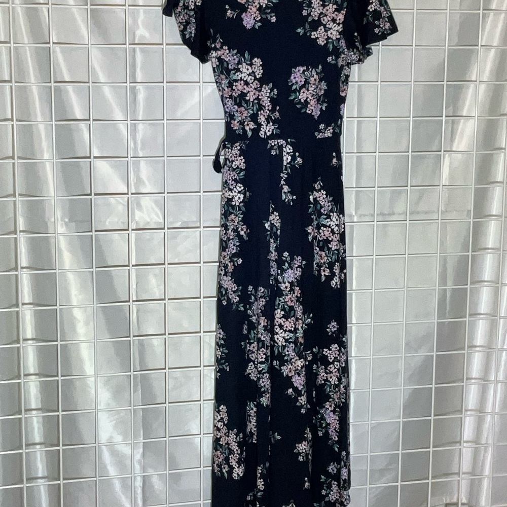 by & by Blue Floral Maxi Dress